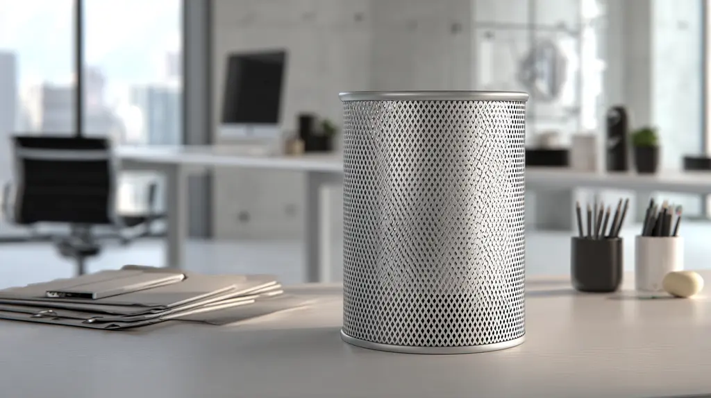 Lixeira plástica telada??